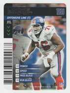 Lomas Brown - New York Giants (NFL Football Card) 2001 Showdown - 2002 1st Edition # 282 Mint