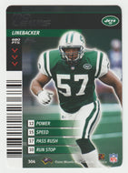 Mo Lewis - New York Jets (NFL Football Card) 2001 Showdown - 2002 1st Edition # 304 Mint