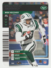Load image into Gallery viewer, Dedric Ward - New York Jets (NFL Football Card) 2001 Showdown - 2002 1st Edition # 309 Mint
