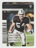 Greg Biekert - Oakland Raiders (NFL Football Card) 2001 Showdown - 2002 1st Edition # 312 Mint