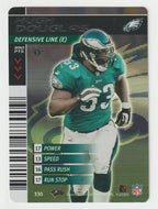 Hugh Douglas - Philadelphia Eagles - Foil (NFL Football Card) 2001 Showdown - 2002 1st Edition # 330 Mint
