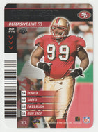 Brentson Buckner - San Francisco 49ers (NFL Football Card) 2001 Showdown - 2002 1st Edition # 372 Mint