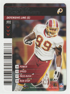 Marco Coleman - Washington Redskins (NFL Football Card) 2001 Showdown - 2002 1st Edition # 450 Mint