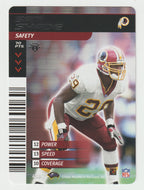 Sam Shade - Washington Redskins (NFL Football Card) 2001 Showdown - 2002 1st Edition # 458 Mint