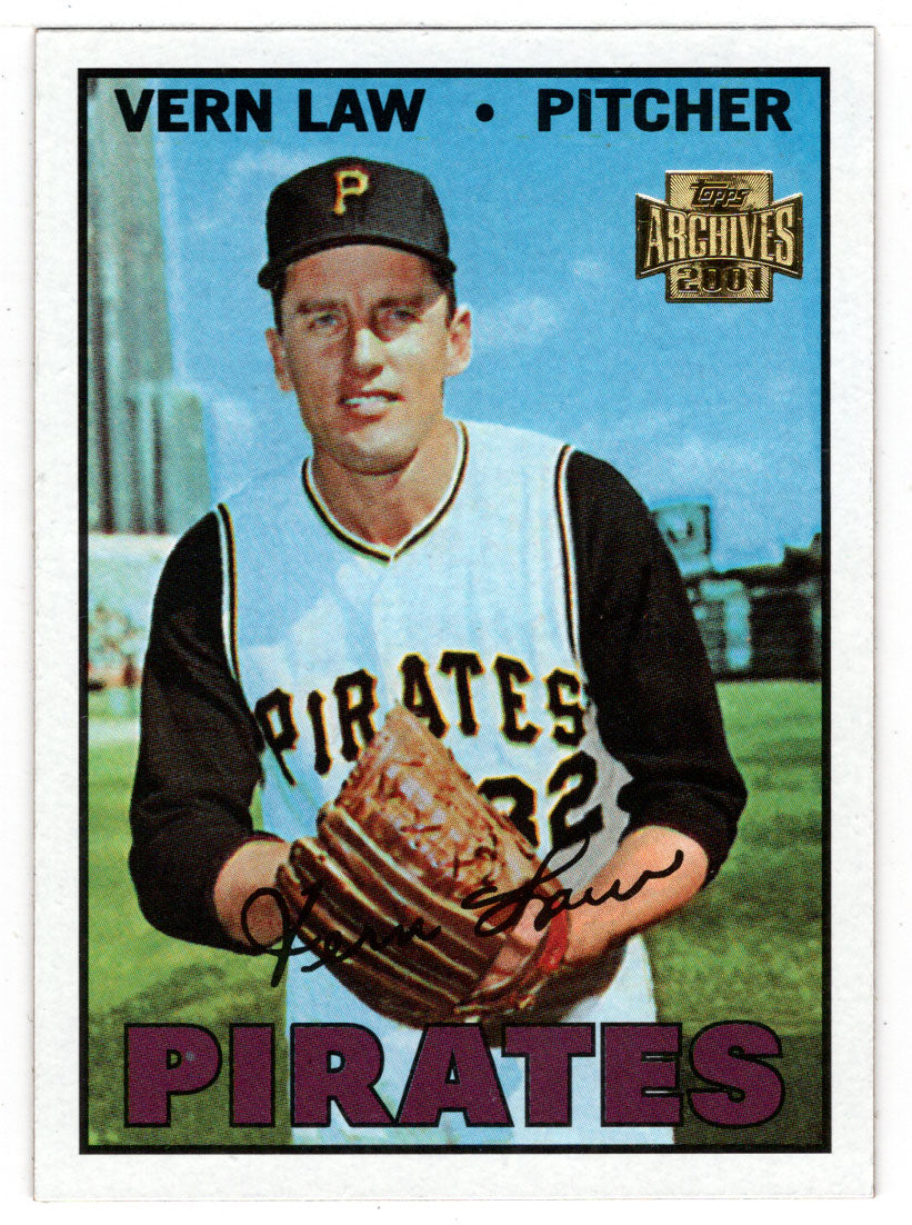 Vernon Law '67 - Pittsburgh Pirates (MLB Baseball Card) 2001 Topps Archives # 124 Mint