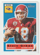 Elvis Grbac - Baltimore Ravens (NFL Football Card) 2001 Topps Heritage # 7 Mint