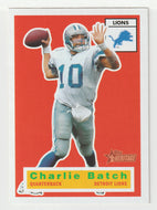 Charlie Batch - Detroit Lions (NFL Football Card) 2001 Topps Heritage # 37 Mint
