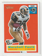Marshall Faulk - St. Louis Rams (NFL Football Card) 2001 Topps Heritage # 50 Mint