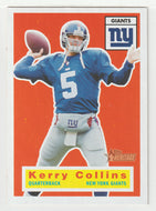 Kerry Collins - New York Giants (NFL Football Card) 2001 Topps Heritage # 61 Mint