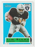 Tim Brown - Oakland Raiders (NFL Football Card) 2001 Topps Heritage # 65 Mint