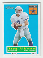 Troy Aikman - Dallas Cowboys (NFL Football Card) 2001 Topps Heritage # 77 Mint