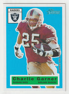 Charlie Garner - Oakland Raiders (NFL Football Card) 2001 Topps Heritage # 80 Mint