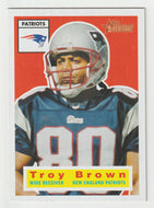 Troy Brown - New England Patriots (NFL Football Card) 2001 Topps Heritage # 90 Mint