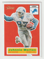 Johnnie Morton - Detroit Lions (NFL Football Card) 2001 Topps Heritage # 91 Mint