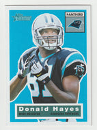 Donald Hayes - Carolina Panthers (NFL Football Card) 2001 Topps Heritage # 93 Mint
