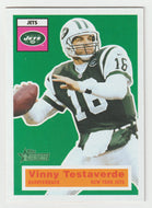 Vinny Testaverde - New York Jets (NFL Football Card) 2001 Topps Heritage # 95 Mint
