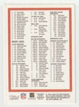 Load image into Gallery viewer, Checklist (NFL Football Card) 2001 Topps Heritage # NNO Mint
