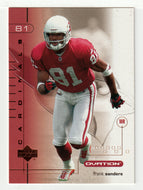 Frank Sanders - Arizona Cardinals (NFL Football Card) 2001 Upper Deck Ovation # 3 Mint