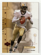 Aaron Brooks - New Orleans Saints (NFL Football Card) 2001 Upper Deck Ovation # 58 Mint