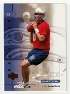 Matt Hasselbeck - Seattle Seahawks (NFL Football Card) 2001 Upper Deck Ovation # 81 Mint