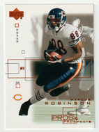 Marcus Robinson - Chicago Bears (NFL Football Card) 2001 Upper Deck Pros and Prospects # 17 Mint