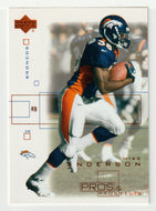 Mike Anderson - Denver Broncos (NFL Football Card) 2001 Upper Deck Pros and Prospects # 27 Mint
