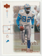Germane Crowell - Detroit Lions (NFL Football Card) 2001 Upper Deck Pros and Prospects # 30 Mint