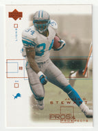 James Stewart - Detroit Lions (NFL Football Card) 2001 Upper Deck Pros and Prospects # 31 Mint