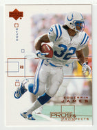 Edgerrin James - Indianapolis Colts (NFL Football Card) 2001 Upper Deck Pros and Prospects # 37 Mint