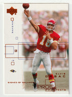 Elvis Grbac - Kansas City Chiefs (NFL Football Card) 2001 Upper Deck Pros and Prospects # 42 Mint