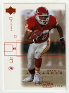 Derrick Alexander - Kansas City Chiefs (NFL Football Card) 2001 Upper Deck Pros and Prospects # 44 Mint
