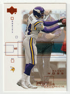 Randy Moss - Minnesota Vikings (NFL Football Card) 2001 Upper Deck Pros and Prospects # 48 Mint