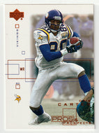 Cris Carter - Minnesota Vikings (NFL Football Card) 2001 Upper Deck Pros and Prospects # 50 Mint