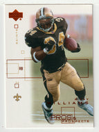 Ricky Williams - New Orleans Saints (NFL Football Card) 2001 Upper Deck Pros and Prospects # 54 Mint