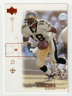Jeff Blake - New Orleans Saints (NFL Football Card) 2001 Upper Deck Pros and Prospects # 55 Mint
