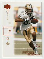 Joe Horn - New Orleans Saints (NFL Football Card) 2001 Upper Deck Pros and Prospects # 56 Mint