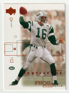 Vinny Testaverde - New York Jets (NFL Football Card) 2001 Upper Deck Pros and Prospects # 62 Mint