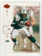 Curtis Martin - New York Jets (NFL Football Card) 2001 Upper Deck Pros and Prospects # 64 Mint