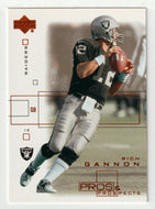 Rich Gannon - Oakland Raiders (NFL Football Card) 2001 Upper Deck Pros and Prospects # 66 Mint