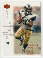 Marshall Faulk - St. Louis Rams (NFL Football Card) 2001 Upper Deck Pros and Prospects # 72 Mint