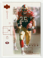 Charlie Garner - San Francisco 49ers (NFL Football Card) 2001 Upper Deck Pros and Prospects # 79 Mint