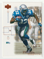 Ricky Watters - Seattle Seahawks (NFL Football Card) 2001 Upper Deck Pros and Prospects # 81 Mint