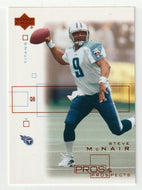 Steve McNair - Tennessee Titans (NFL Football Card) 2001 Upper Deck Pros and Prospects # 87 Mint