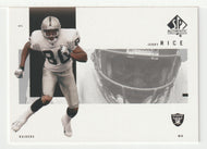 Jerry Rice - Oakland Raiders (NFL Football Card) 2001 Upper Deck SP Authentic # 67 Mint