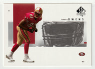Terrell Owens - San Francisco 49ers (NFL Football Card) 2001 Upper Deck SP Authentic # 79 Mint