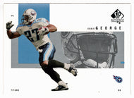 Eddie George - Tennessee Titans (NFL Football Card) 2001 Upper Deck SP Authentic # 86 Mint