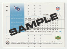 Load image into Gallery viewer, Eddie George - Tennessee Titans - Sample (NFL Football Card) 2001 Upper Deck SP Authentic # EG Mint
