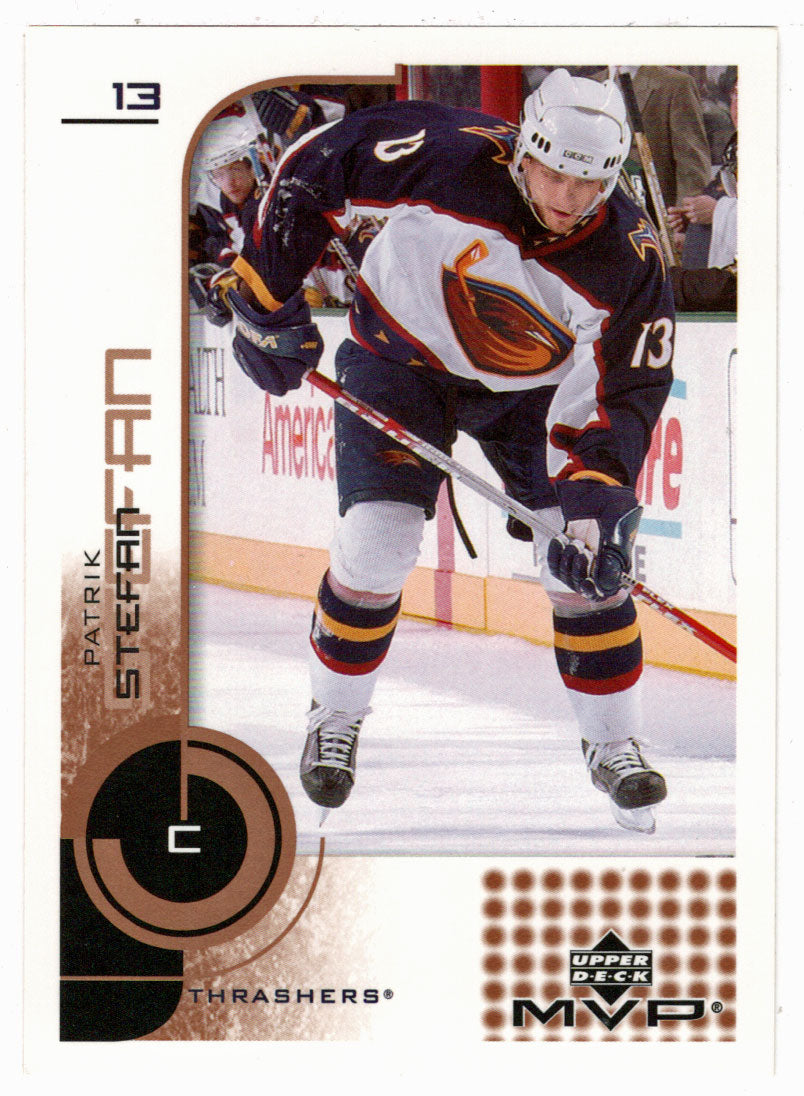 Patrik Stefan - Atlanta Thrashers (NHL Hockey Card) 2002-03 Upper Deck MVP # 11 Mint