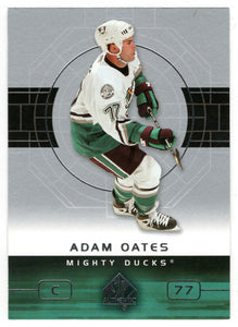 Adam Oates - Anaheim Mighty Ducks (NHL Hockey Card) 2002-03 Upper Deck SP Authentic # 3 Mint