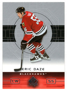 Eric Daze - Chicago Blackhawks (NHL Hockey Card) 2002-03 Upper Deck SP Authentic # 18 Mint